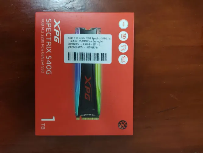 1tb SSD NVME XPG SPECTTRIX S40G