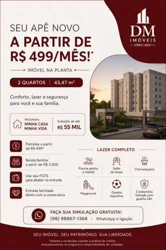 SEU APÊ NOVO A PARTIR DE R$ 499/MÊS!