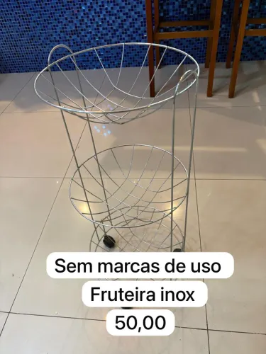 Fruteira inox