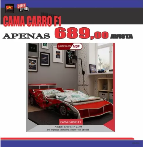 cama carro f1