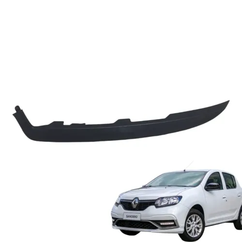 Moldura Farol Esquerdo Renault Sandero 2014/19 260946533r Preto