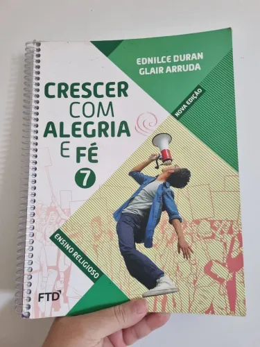 livro crescer com alegria e fé 7