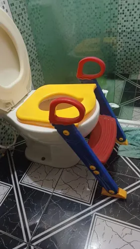 Escada assento sanitario infantil