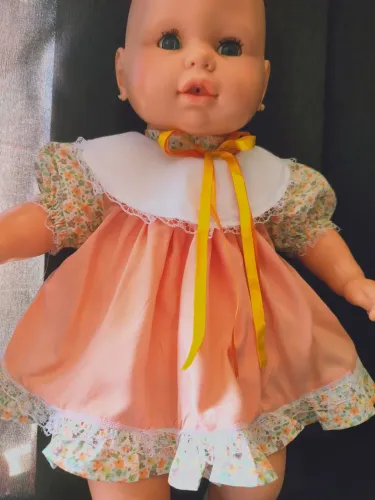 Vestido de boneca cheirinho e bebezinho da estrela