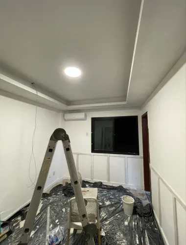 Trabalhamos com instalação de forro de drywall com sanca aberta