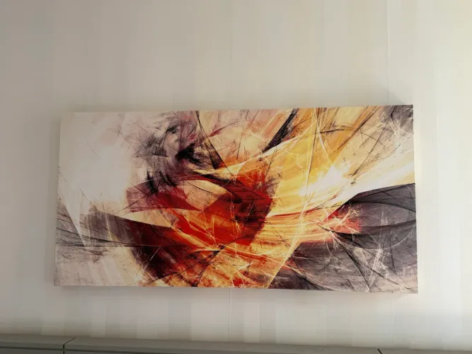 Quadro decorativo Abstrato 60 cm X 120 cm