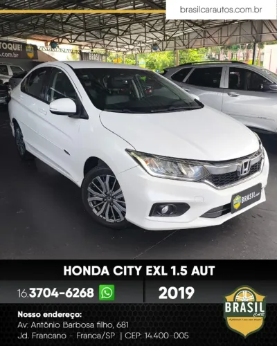 Honda City Sedan EXL 1.5 Flex 16V 4P Aut. 2019