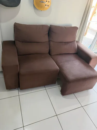 Sofá Retrátil e Reclinável 3 Lugares