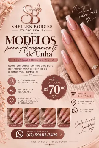Alongamento de unhas