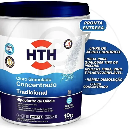 HTH Cloro Concentrado Tradicional - 10kg