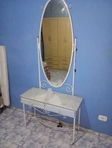Penteadeira espelho grande e balcao de marmore, pra hoje!