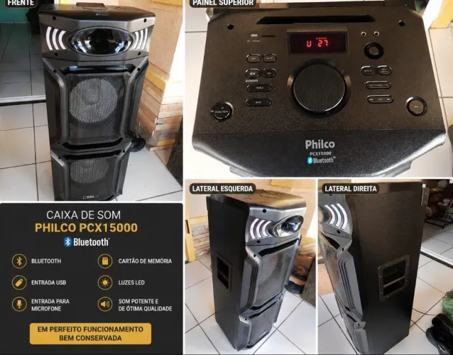 Caixa de som Philco PCX 15000
