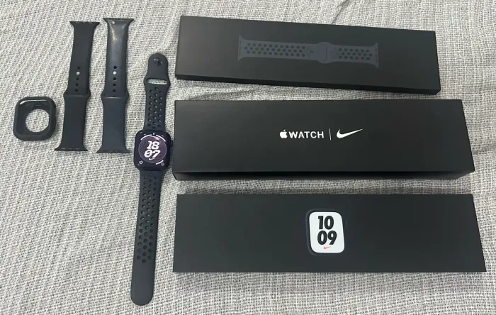 Apple Watch Séries 7 45mm versão Nike LTE