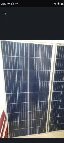 Sistema solar com 3 placas de 150 w, sistema off grid