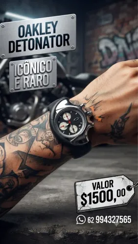 Relogio Oakley Detonator ORIGINAL