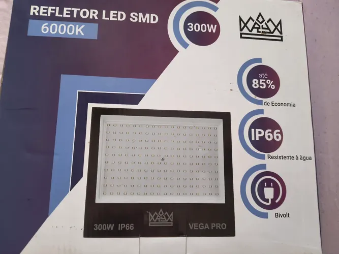 Refletor Led SMD 300W 6000k (Luz)