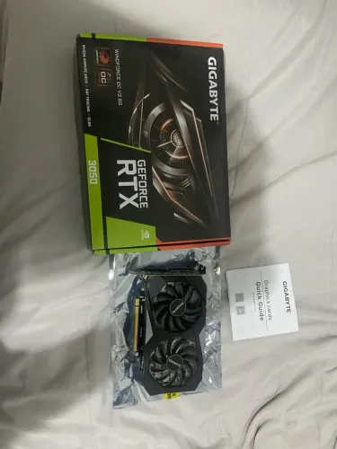 Rtx 3050 6gb duo-fan usada