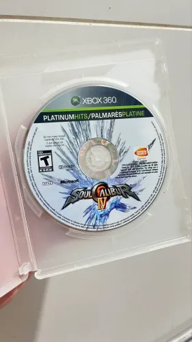 Jogo Xbox 360 original soul calibur apenas cd 