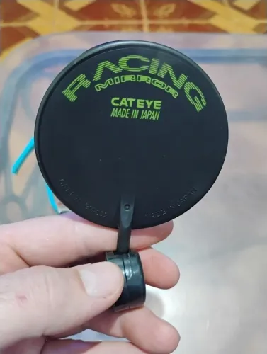 Espelho retrovisor de bicicleta Cateye ® original made in Japan novíssimo