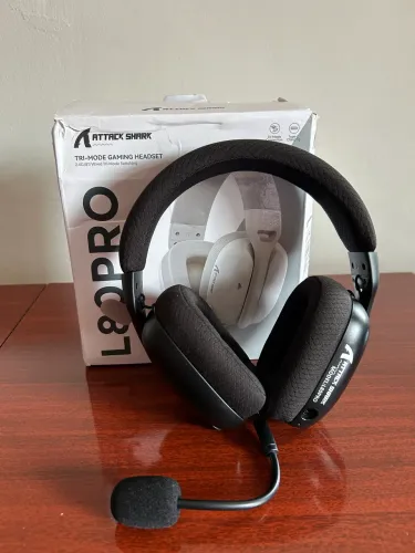 Headset Gamer sem fio Attack Shark L80 Pro - Novo
