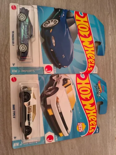 Hot Wheels J-Imports - Mazda RX-7 e Hako Type D (Novos/Lacrados)