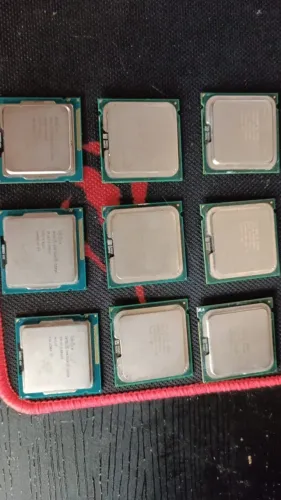 Lote 9 Processadores Antigos LGA 775 e 1155 (Para Reposição/Testes)