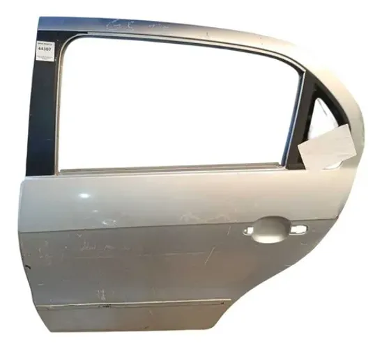 Porta Gol G5 2008 2009 2010 2012 Traseira Esquerda  Detalhe Traseira Esquerdo Cinza