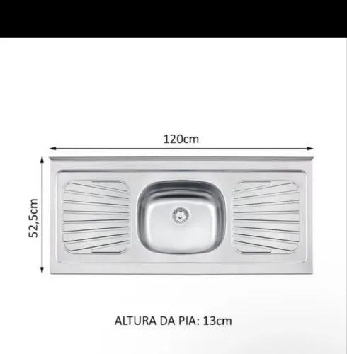 Pia inox Tramontina