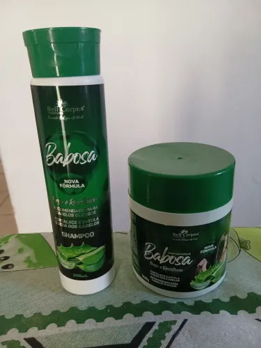 Shampoo e máscara capilar