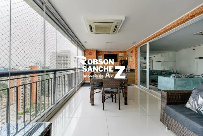 Apartamento para venda na Vila Mascote com 3 suítes, 4 vagas, 202m², varanda gourmet!