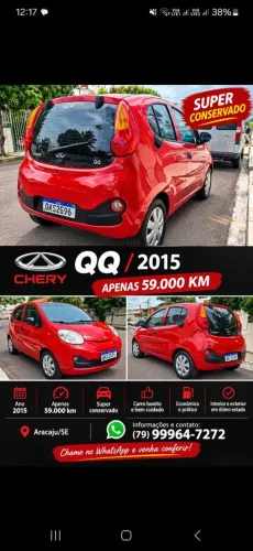 Chery QQ 1.1/1.0 12V 69cv 5P 2015
