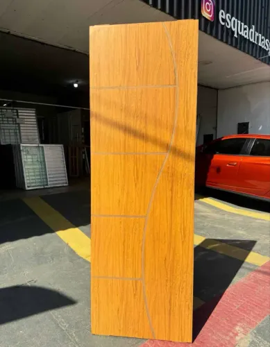 Entregas rápidas- PORTA DE MADEIRA FRISADA S 60CM 70CM 80CM - promoção