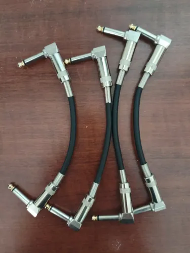 Patch Cable para Pedais 20cm - Alta Qualidade, Baixa Perda de Sinal