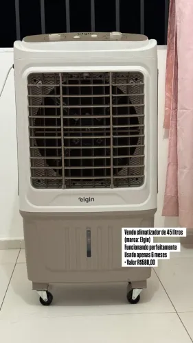 Vendo climatizador de 45 litros (marca: Elgin) Funcionando perfeitamente  Usado apenas 6 m