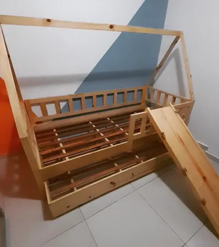 Cama auxiliar  solteiro