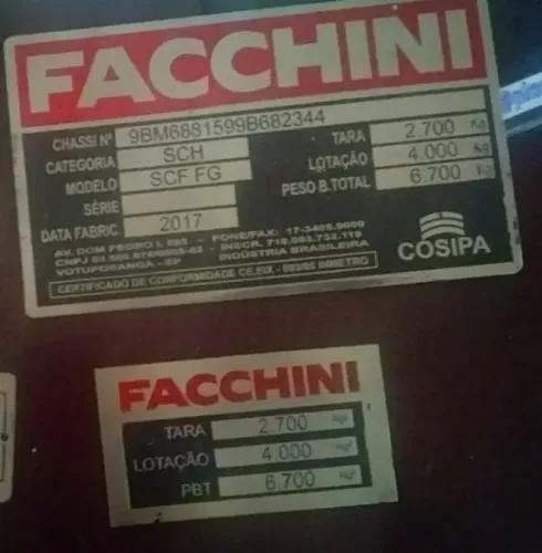 Plaqueta Facchini KIT