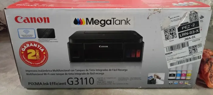 Impressora Canon MegaTank PIXMA G3110 Wi-Fi Multifuncional - Excelente Estado<br>