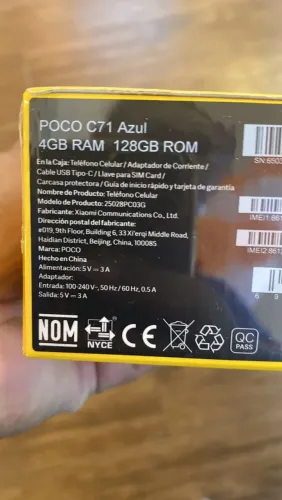 CELULAR POCO C71 LACRADO