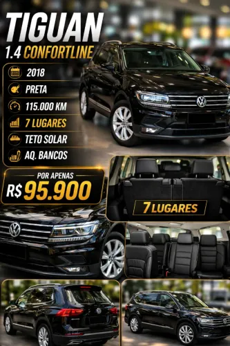 Volkswagen Tiguan Allspac Comf 250 TSI 1.4 Flex 2018