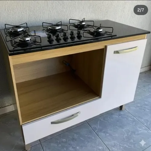 Balcão Duplo Para Fogão Cooktop Novo Pronta Entrea 
