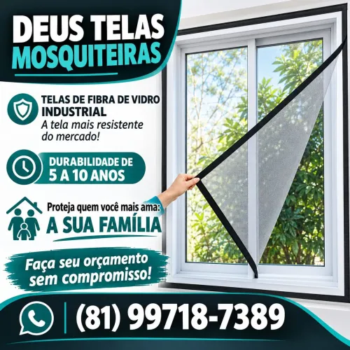 Aluguel vendas telas mosquiteiras 