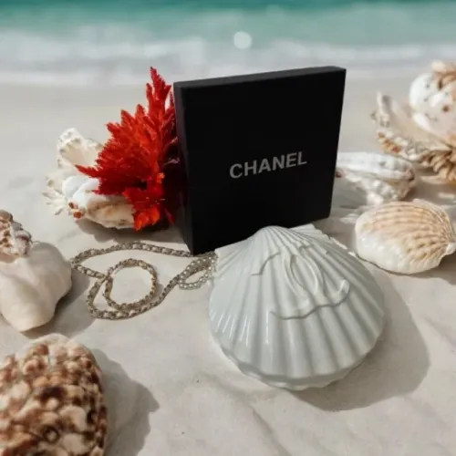 Bolsa Clutch Chanel Evening On The Beach Shell