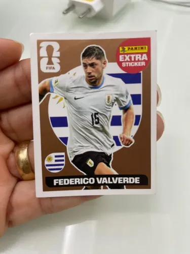 Figurinha estra stickers Federico Valverde bronze
