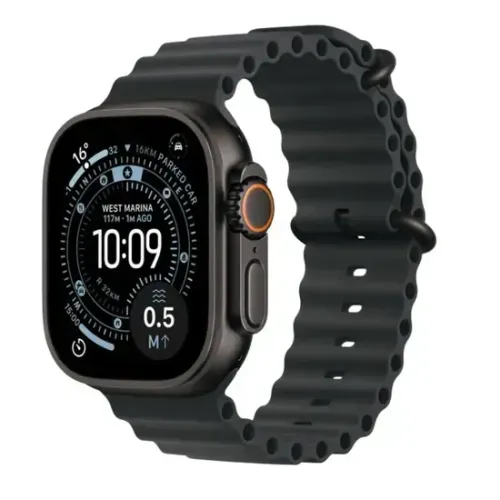 Apple Watch Ultra 3 49mm Cellular Black Titanium Ocean Band - Garantia Completa MF0J4LW/A