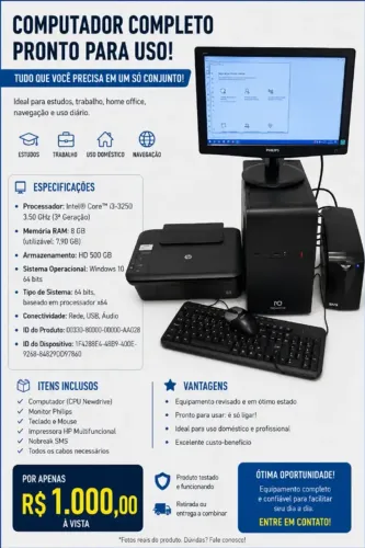 COMPUTADOR + ACESSORIOS