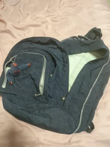 Mochila Kipling Hiker/Hal Original Expansível Azul - BP2128