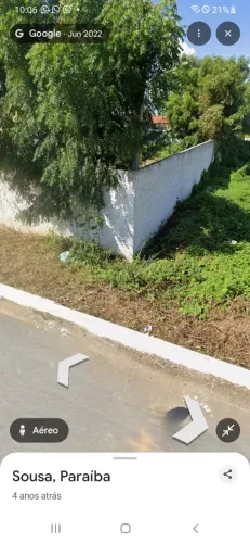 Terreno na BR 230 região central de Sousa PB 7x22 murado