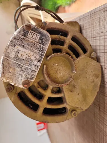 Motor de maquina de lavar antiga monofásico 110v 1/2hp