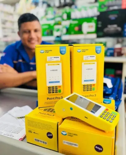 Terminal Inteligente de Gestão Comercial Point Pro 3 - Chip 4G e Wi-Fi