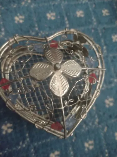 Porta jóias em forma de coração